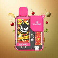 Aivono Aim Tank 9500 Kersen Cantaloupe 650mAh 18ml Nicotine