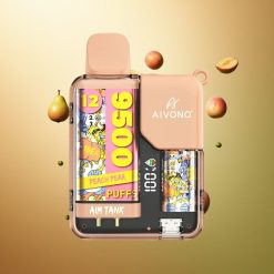 Aivono Aim Tank 9500 Peren Perzik met 650mAh Batterij en 3% Nicotine