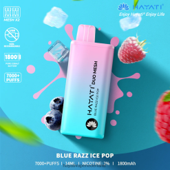 Hayati Duo Mesh wegwerpbaar blauwe razz-ijspop XX66X166 Hayati Flavours