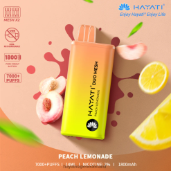 Hayati Duo Mesh wegwerpbaar perzik limonade XX66X175 Hayati Vape Nicotine