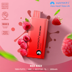 Hayati Duo Mesh wegwerpbaar rode razernij XX66X179 Hayati Vape Shop