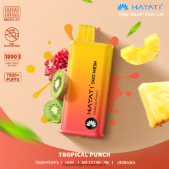 Hayati Duo Mesh wegwerpbaar tropische klap XX66X184 Hayati Vape Review