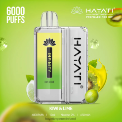 Hayati Infinity 6000 pod-kits Kiwi & Limoen XX66X152 Hayati Amsterdam