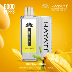 Hayati Infinity 6000 pod-kits tropische mango XX66X163 Hayati Vape Nederland