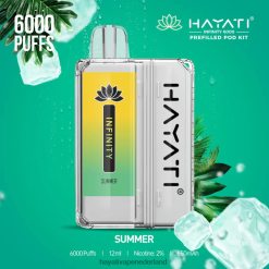 Hayati Infinity 6000 pod-kits zomer XX66X162 Hayati Amsterdam