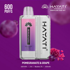Hayati Miniature 600 podkits granaatappel en druif XX66X42 Hayati Amsterdam