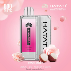 Hayati Miniature 600 podkits roos lychee XX66X44 Hayati Vape Review