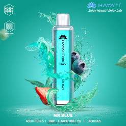 Hayati Pro Max wegwerpbaar meneer blauw XX66X113 Hayati Vape Nederland