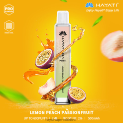 Hayati Pro Mini wegwerpbaar citroen-perzik-passievrucht XX66X28 Hayati Store Nederland