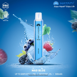 Hayati Pro Mini wegwerpbaar gek blauw XX66X15 Hayati Vape Nicotine
