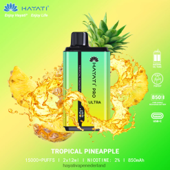 Hayati Pro Ultra wegwerpbare 15.000 trekjes tropische ananas XX66X213 Hayati Vape Nederland