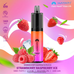 Hayati Twist wegwerpbaar aardbei frambozen ijs XX66X85 Hayati Vape Nicotine