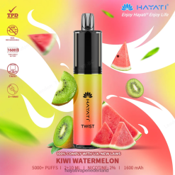 Hayati Twist wegwerpbaar Kiwi-watermeloen XX66X74 Hayati Vape Review