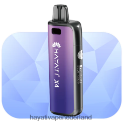 Hayati X4 hervulbaar pod-systeem mistig paars XX66X61 Hayati Nederland
